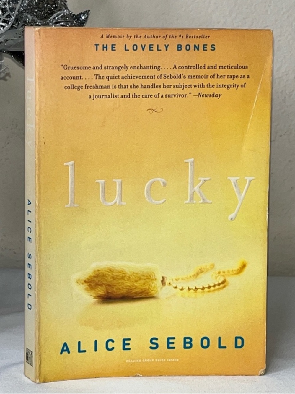 Lucky by Alice Sebold Bestselling Author Banned Book First Edition Paperback